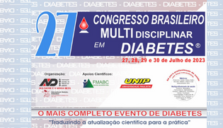 Inscrições abertas para o 27º Congresso Brasileiro Multidisciplinar em Diabetes