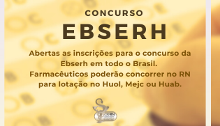 Abertas as inscrições para concurso da Ebserh em todo o Brasil